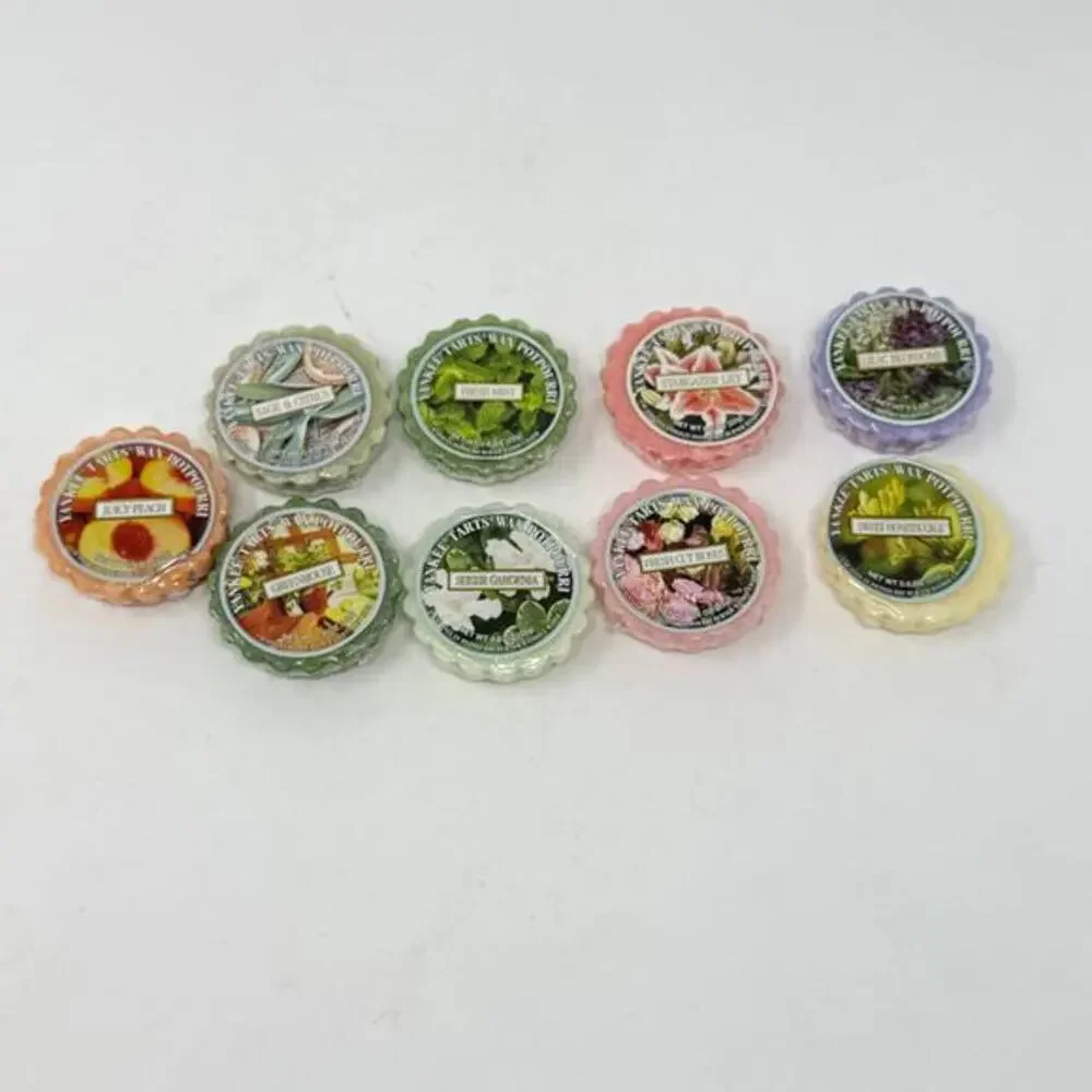 Yankee Candle 9 Piece LOT‎ Of Scented Candle Melting Tarts Home Fragrance